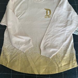 Disneyland parks new release pink and gold New Years jersey